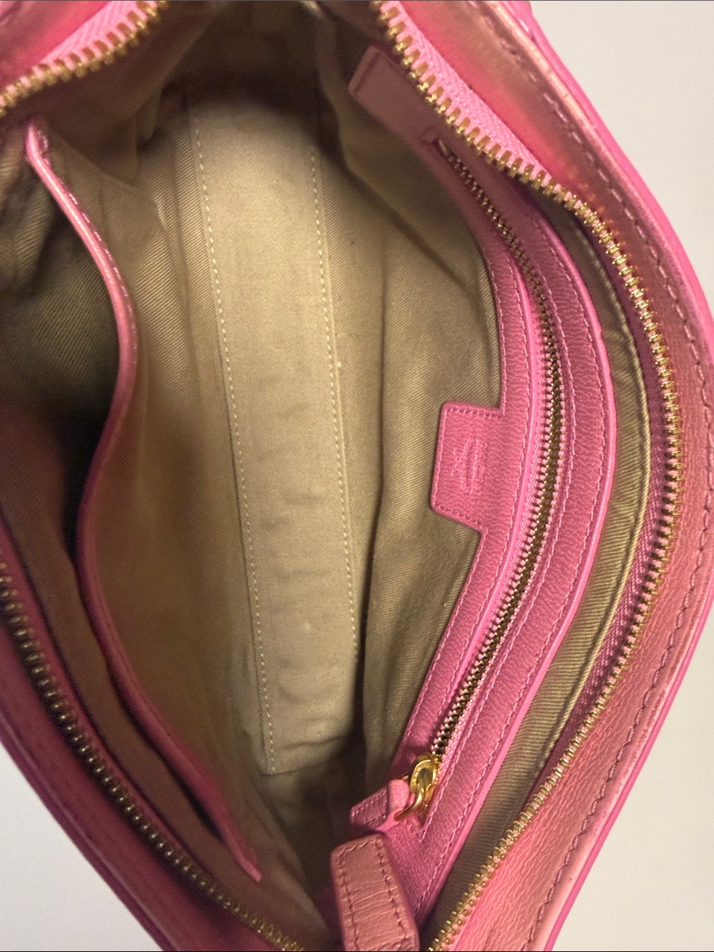 MCM Pink Leather Baguette Shoulder Bag | Bow Hardware Coquette Y2K - Picture 14 of 17